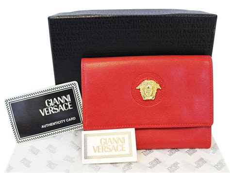 damen taschen versace|Versace leather wallet.